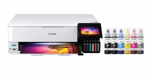Epson EcoTank Photo ET-8550 Wireless Wide-Format All-in-One Tank Printer