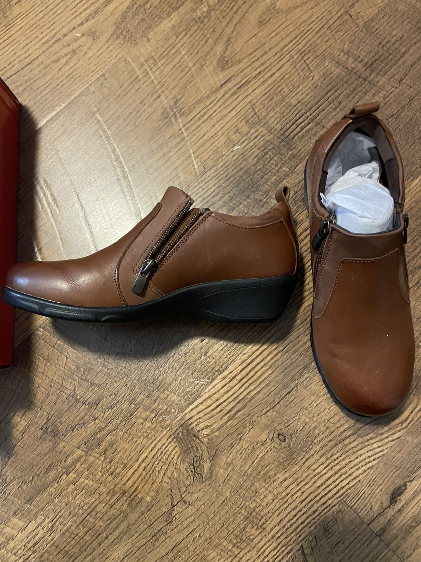 Leather Anklet Boots