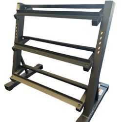 3-Tier Dumbbell Rack – Commercial Grade – Heavy-Duty Steel