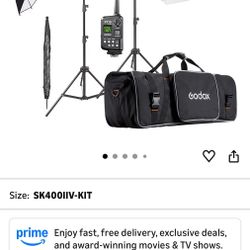 Godox 2 x SK400II-V 800Ws Strobe Flash Light Monolight Kit for Studio Photography