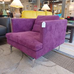LIGNE ROSE Mod Purple Arm Chair
