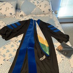 Gaspard & Sons Doctorate Graduation Gown From Walden University 