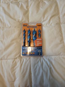 Spyder 4pc Stinger Power Bits - Wood, Plywood, MDF, Laminate - 3/8"