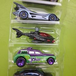 Batman Hotwheels 5 Pack
