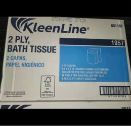 New box toilet paper 96 rolls 2-ply