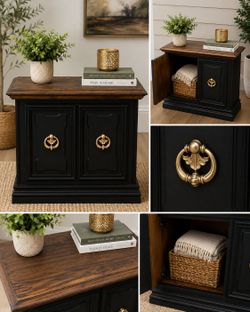 ✨ Refinished Nightstand / Accent Cabinet ✨