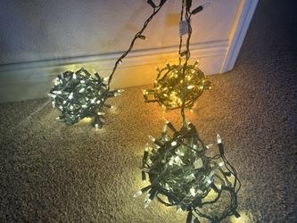 Christmas LOT Tree Ornaments One Box Of 6 LED Light’s Decor 