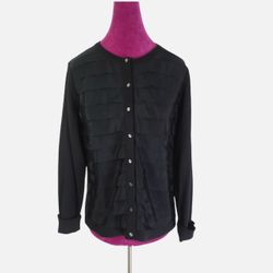 Charter House In The Dunes Women's Black Top Size Large NWT