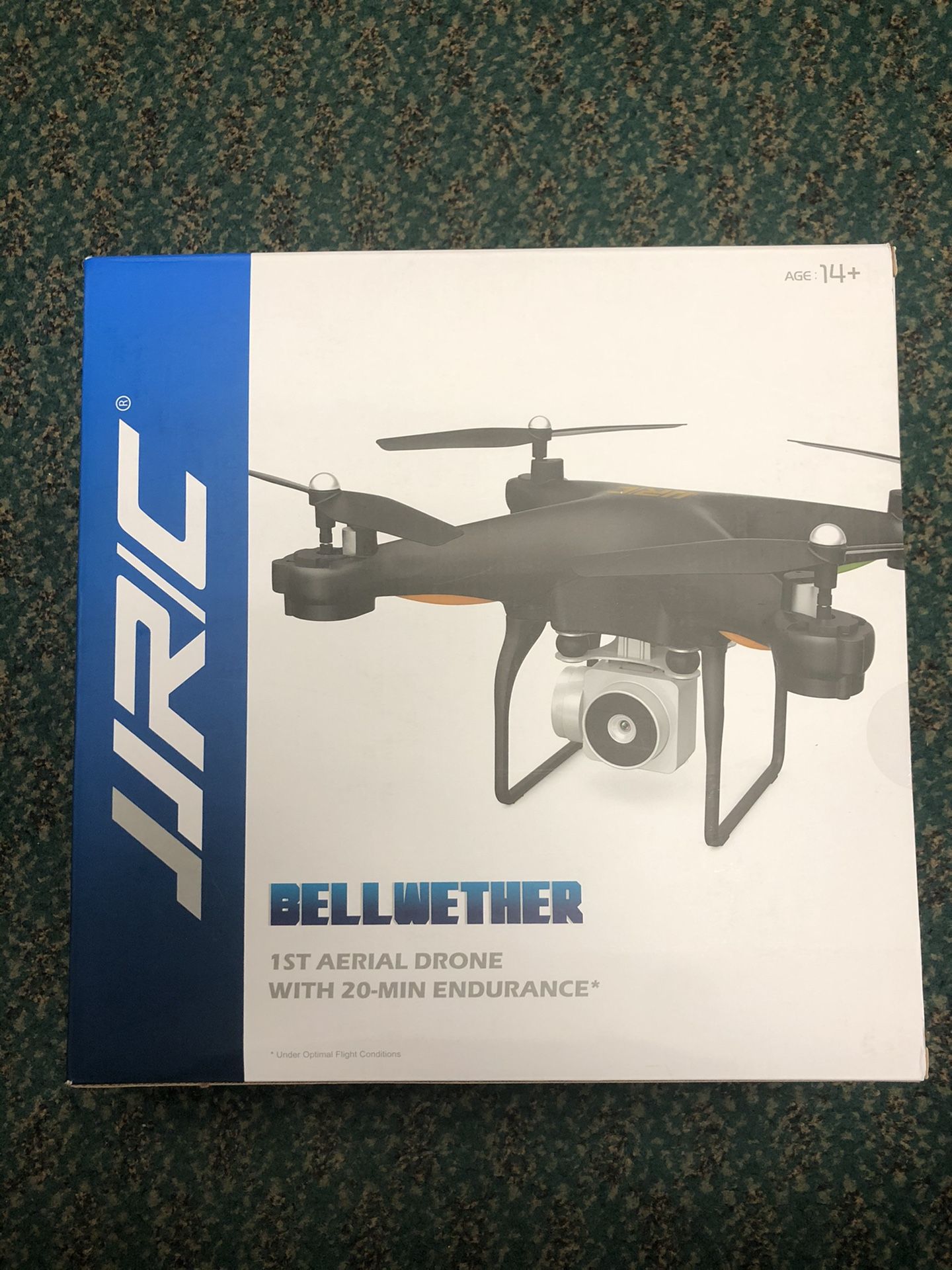 Drone, Electronics JJRC H68 Bellwether 1st Aerial Drone With 20-Min Endurance in Box OPEN