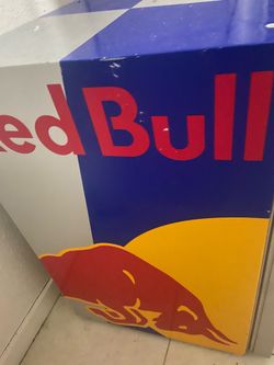 Red Bull mini fridge