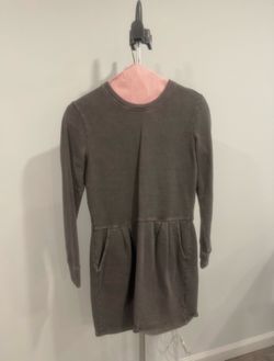 Gap Small Gray Sweatshirt Dress