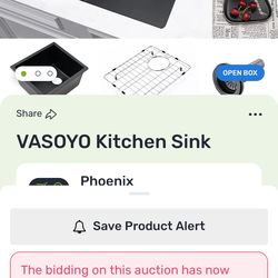 New sink and accessories