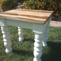 Side Table Handmade End Table 