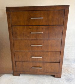 5-Drawer Chest – Dark Espresso, Solid Wood