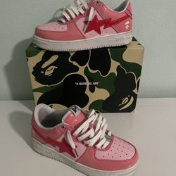 A Bathing Ape Bape Sta Camo Pink 