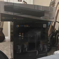 Kivani KV32 & Sedona SN14 – Full Home Theater Bundle (Brand New, Opened, Unused