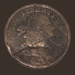 1804 Draped Bust Half Cent 