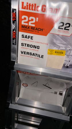 The giant ladder 22 foot