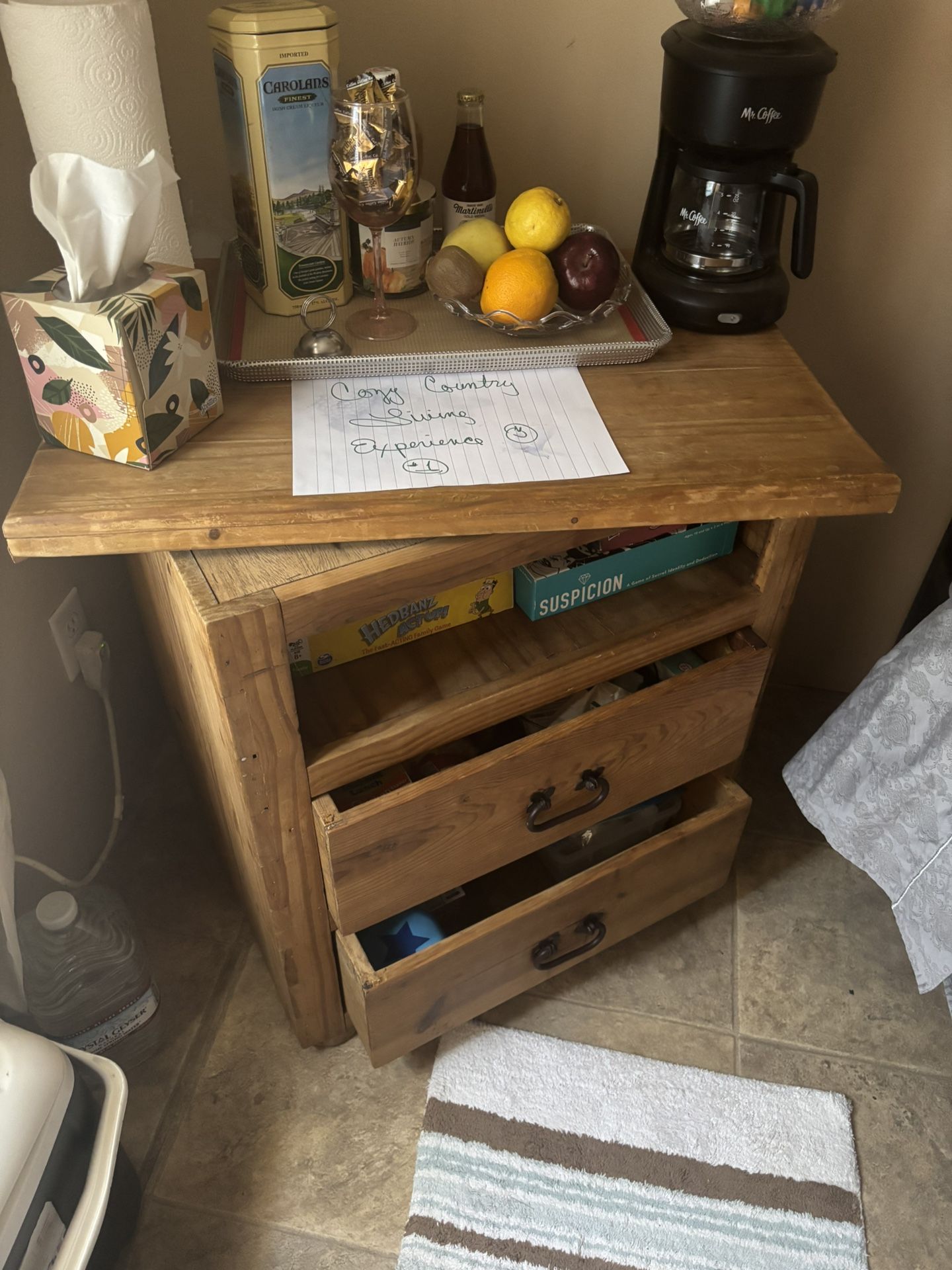 TV Swivel Solid WoodStand