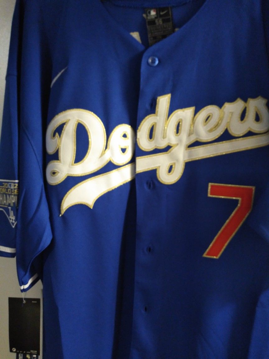 Dodgers Jersey Blue