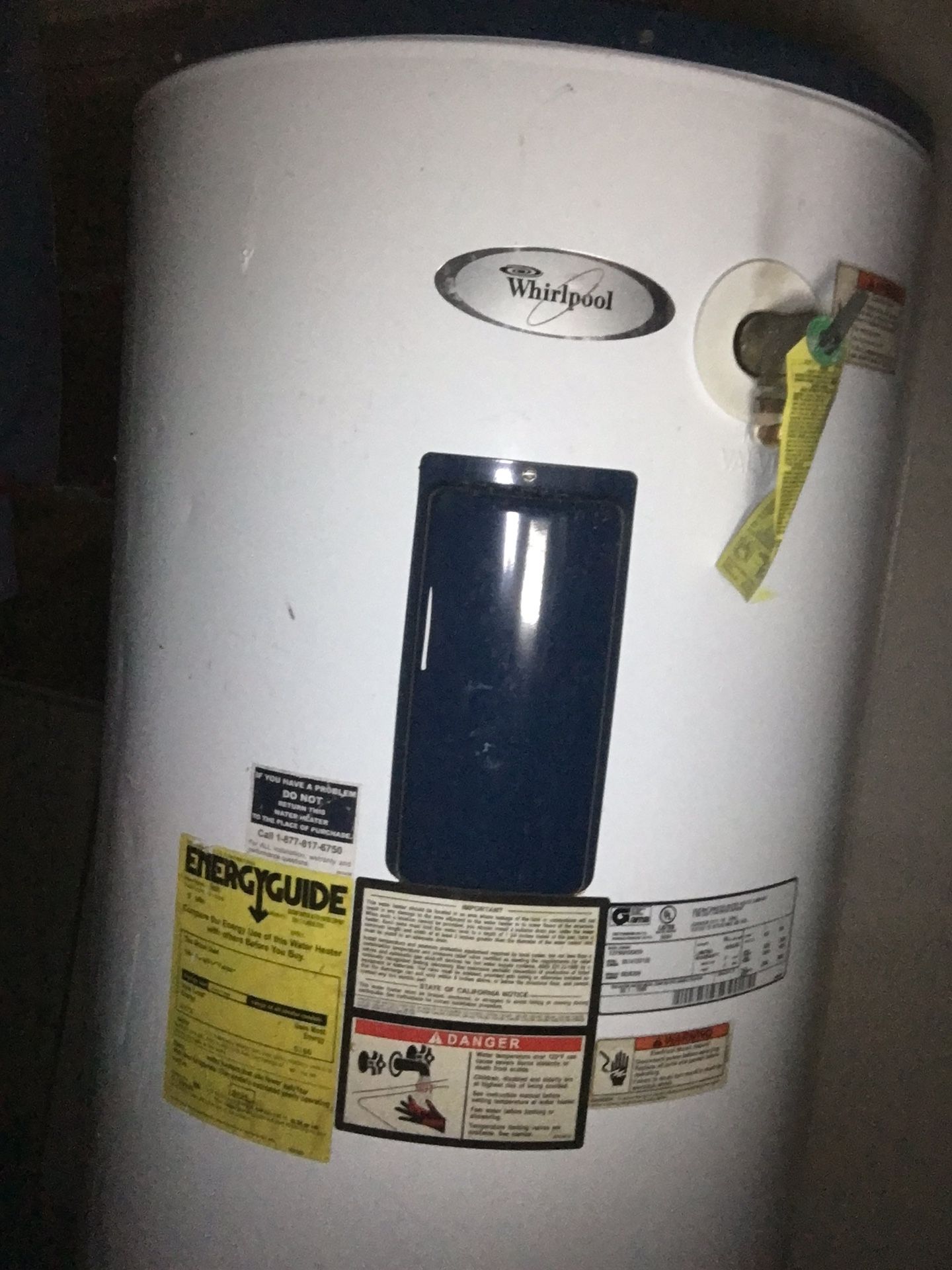 Whirlpool hot water heater