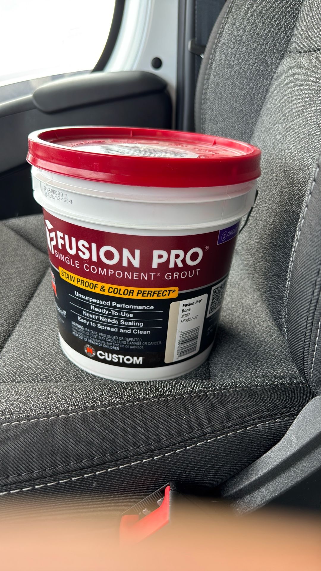 Fusion Pro #382 Pewter 1 gal. Single Component Stain Proof Grout