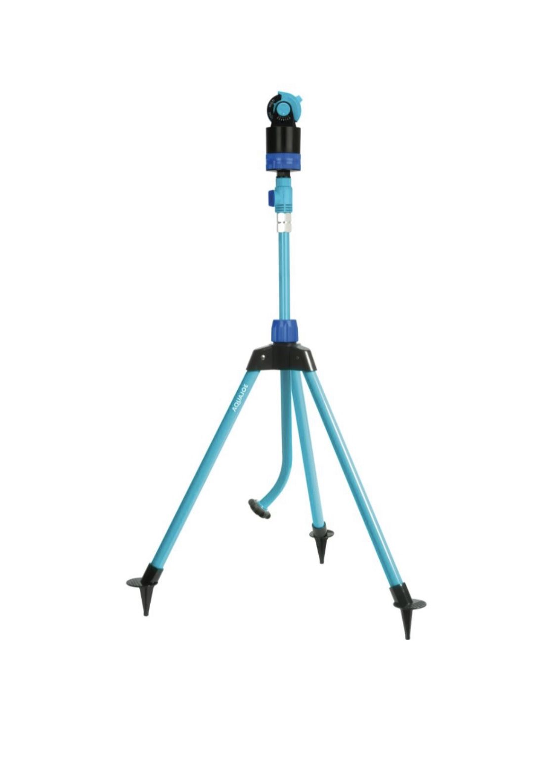 Aqua Joe AJ-6PSTB-MAX HD Sprinkler & Mister with Metal Tripod Base, 6 Patterns,