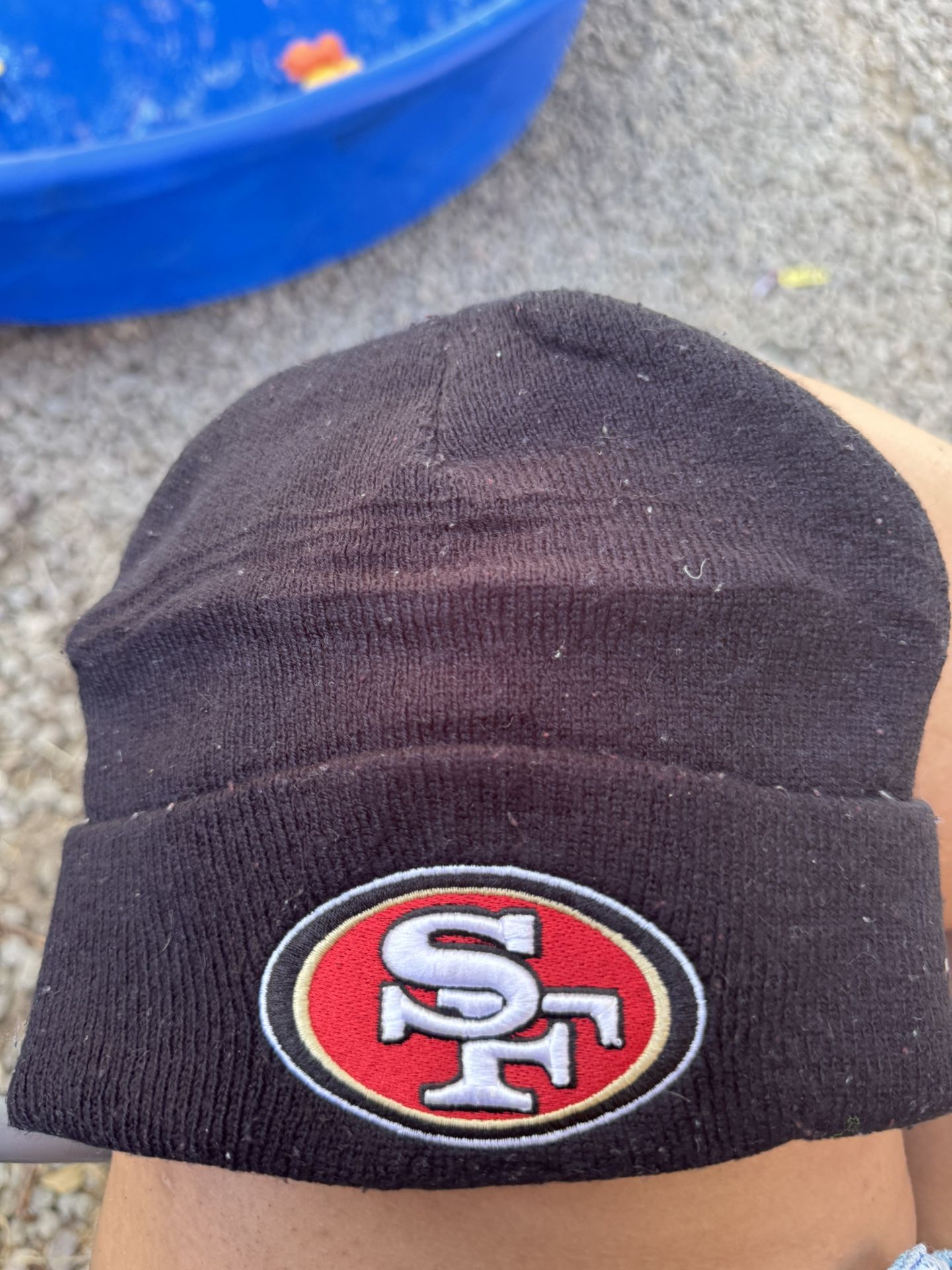 49er Black Beanie