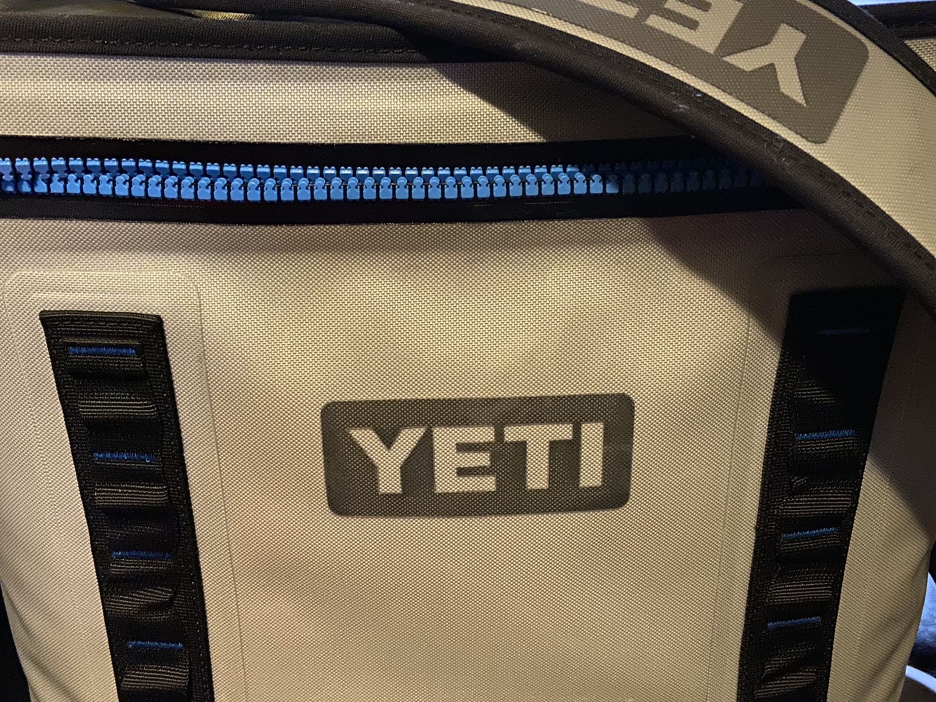 New YETI Hopper Flip 18 Soft Cooler. Cleaning out woman cave. Pu off Higley/Warner. Paid $320 for it- need gone grey and blue
