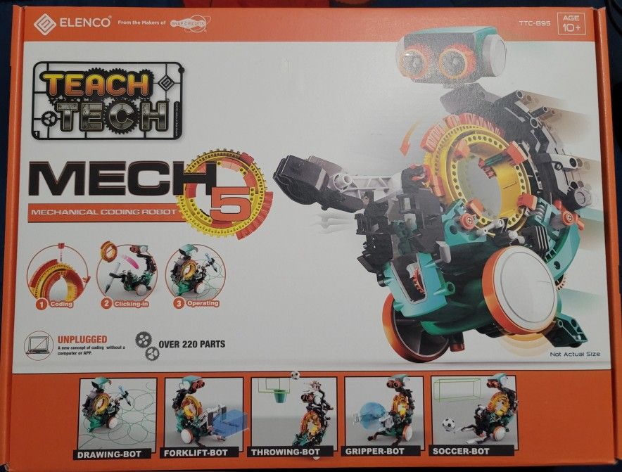 Mech 5 Mechanical Coding Robot