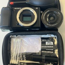 Sony A6100 Mirrorless Camera w/ Lens + Extras – Fully Working – READ 