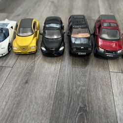 Diecast cars 1/18 lot of 6 cars asking 30 dollars for all of them 