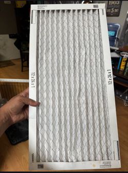2 New Air conditioner filter 12x24x1