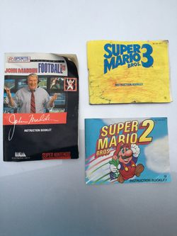 Nintendo Instruction Booklets