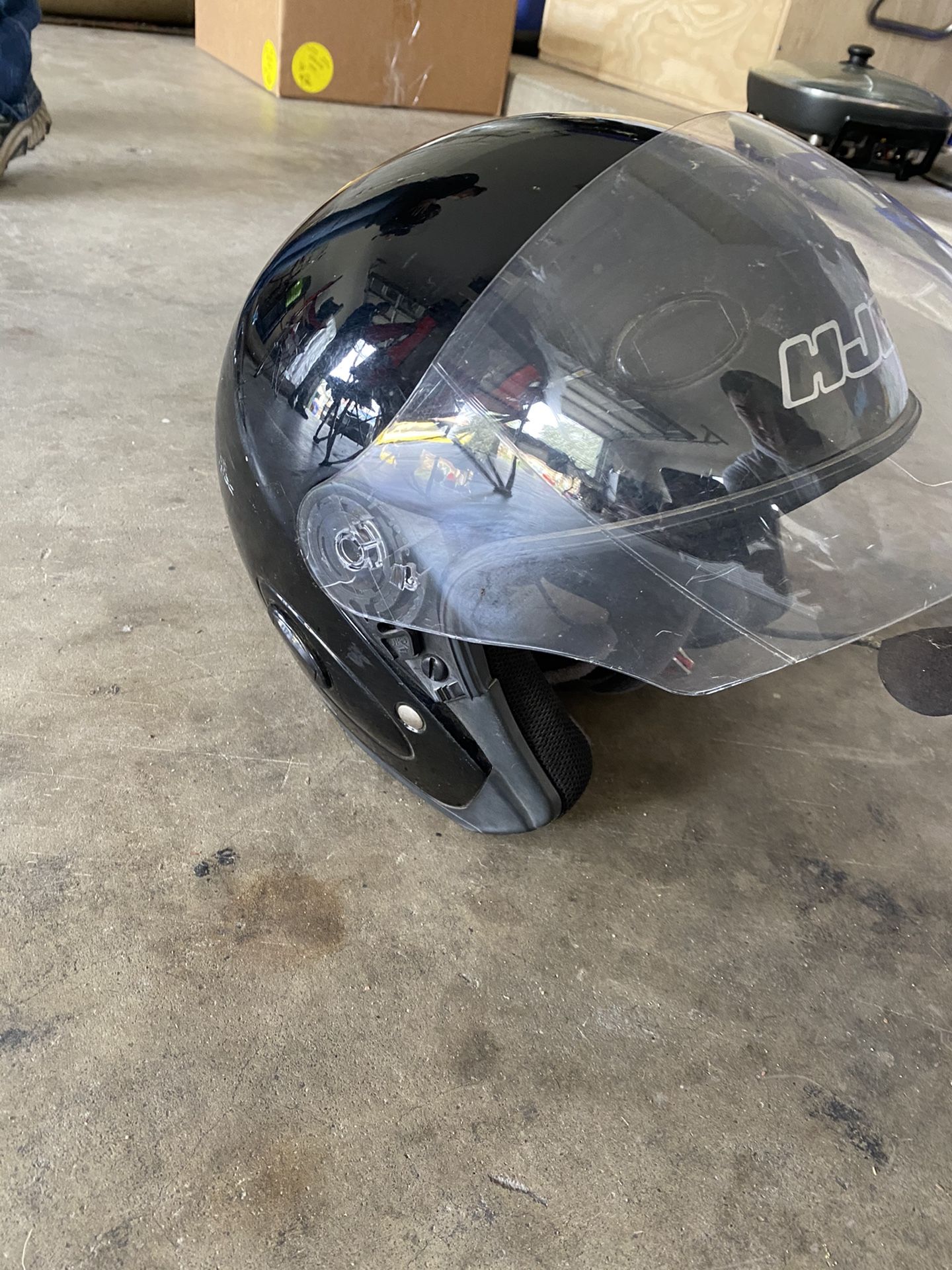 Touring motorcycle helmet set