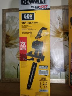 DEWALT 60V FLEXVOLT 16" CHAINSAW ONLY $180