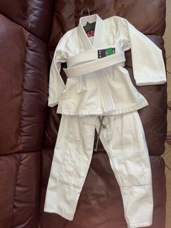 White Jiu-Jitsu Gi with White Belt