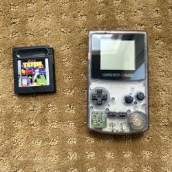 Gameboy Color (Atomic Purple)  w/Game
