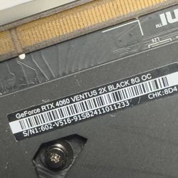 MSI GeForce RTX 4060 Ventus 2X Black 8G OC Gaming Graphics Card 
