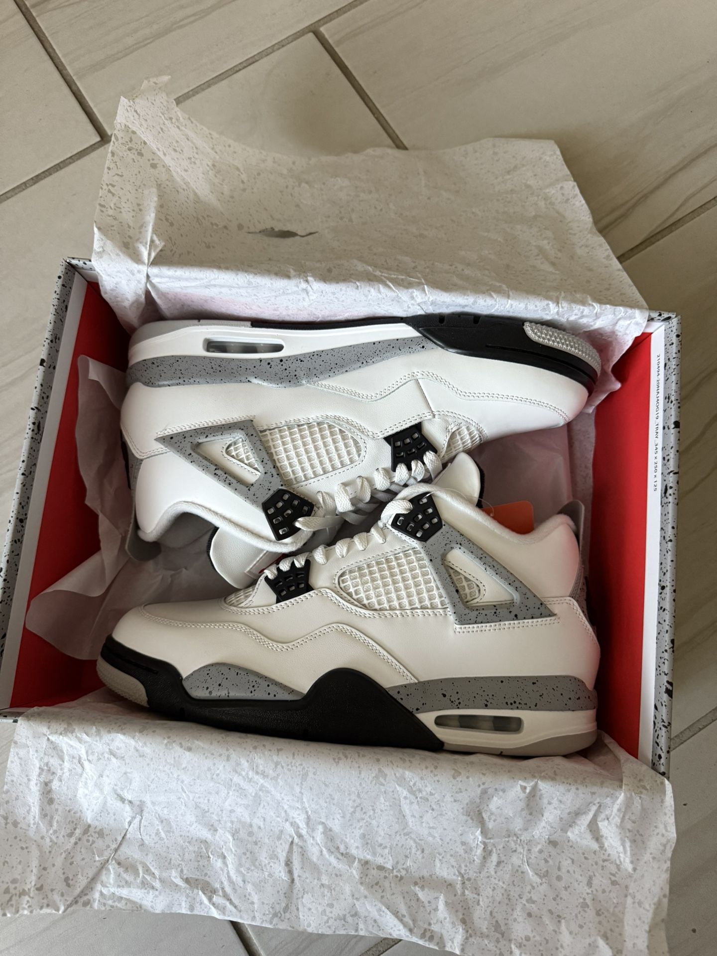 Jordan 4 White Cement Size 10.5 And 11
