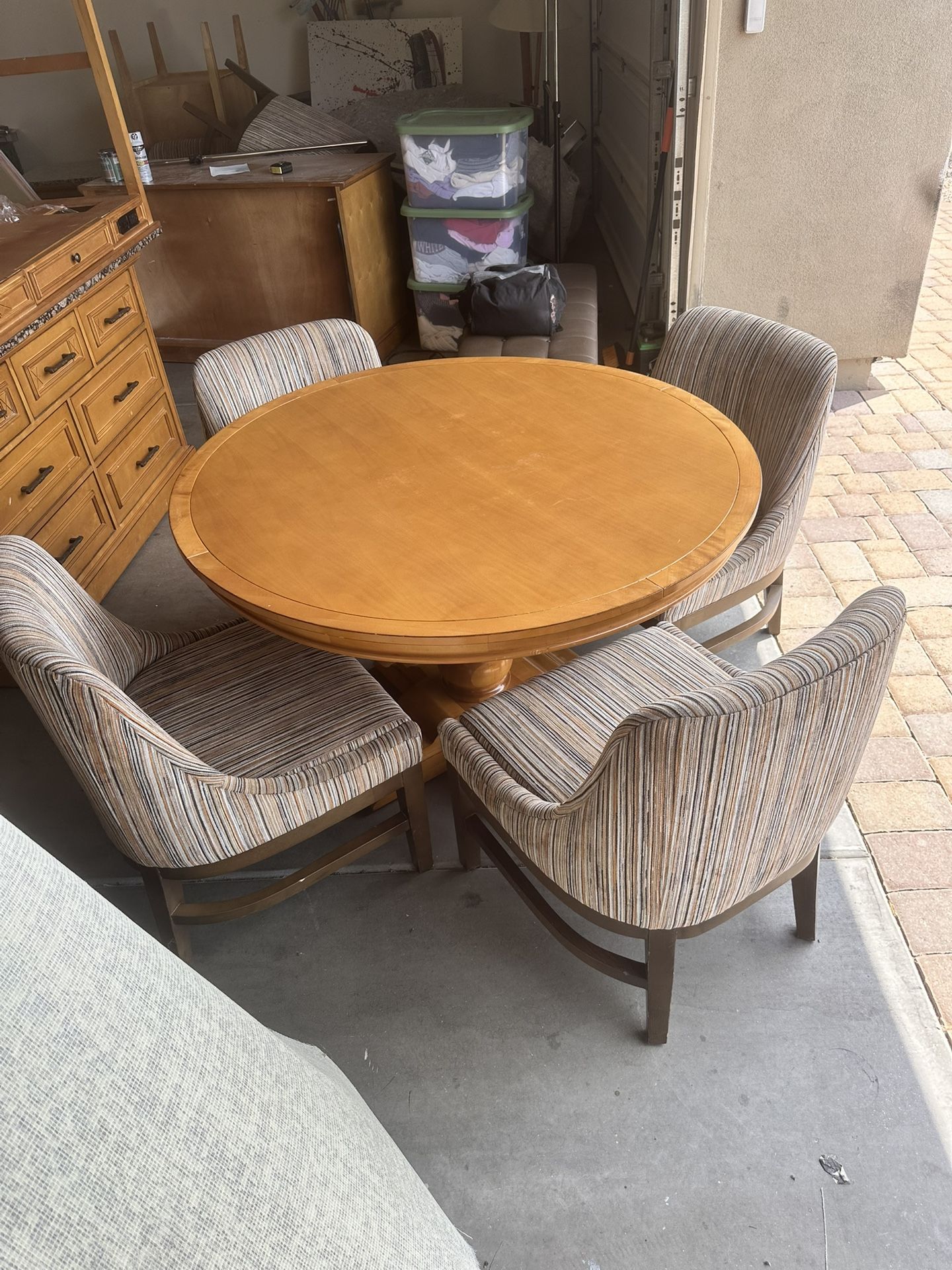 Table And 4 Chairs 