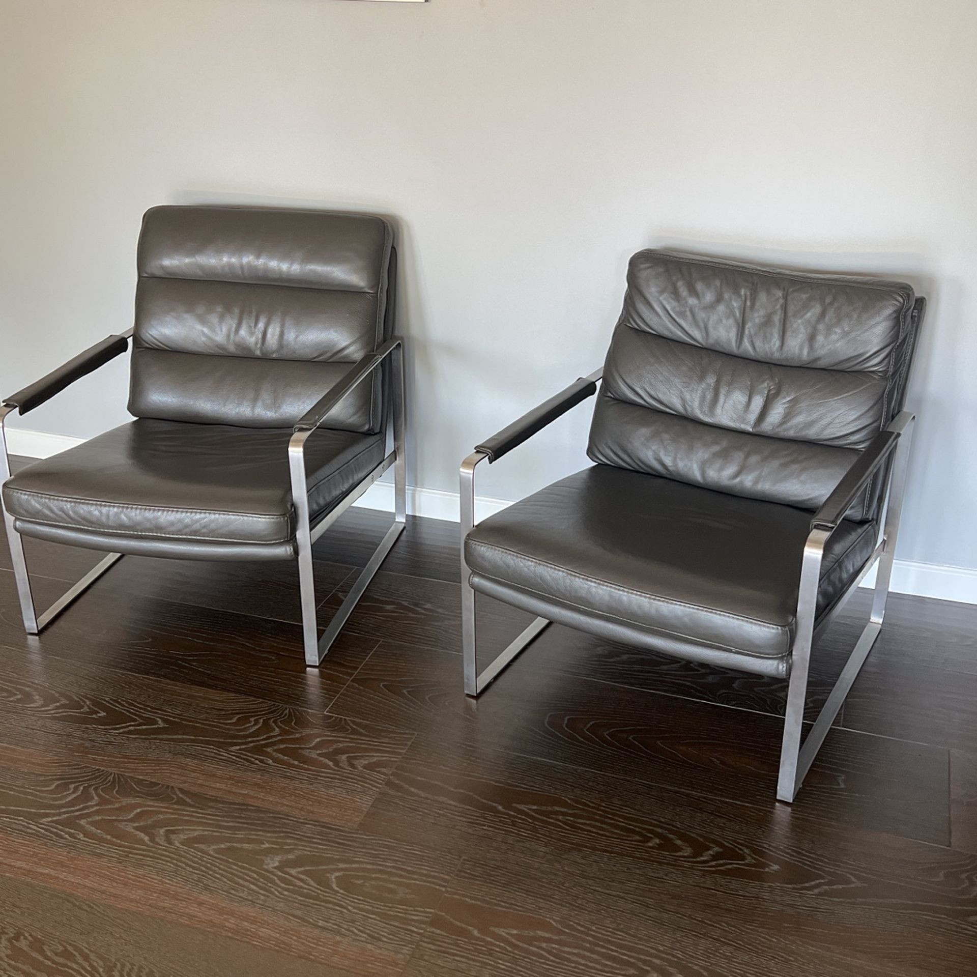 Two Leather Chair W Arm Rest for Sale in Orange, CA - OfferUp