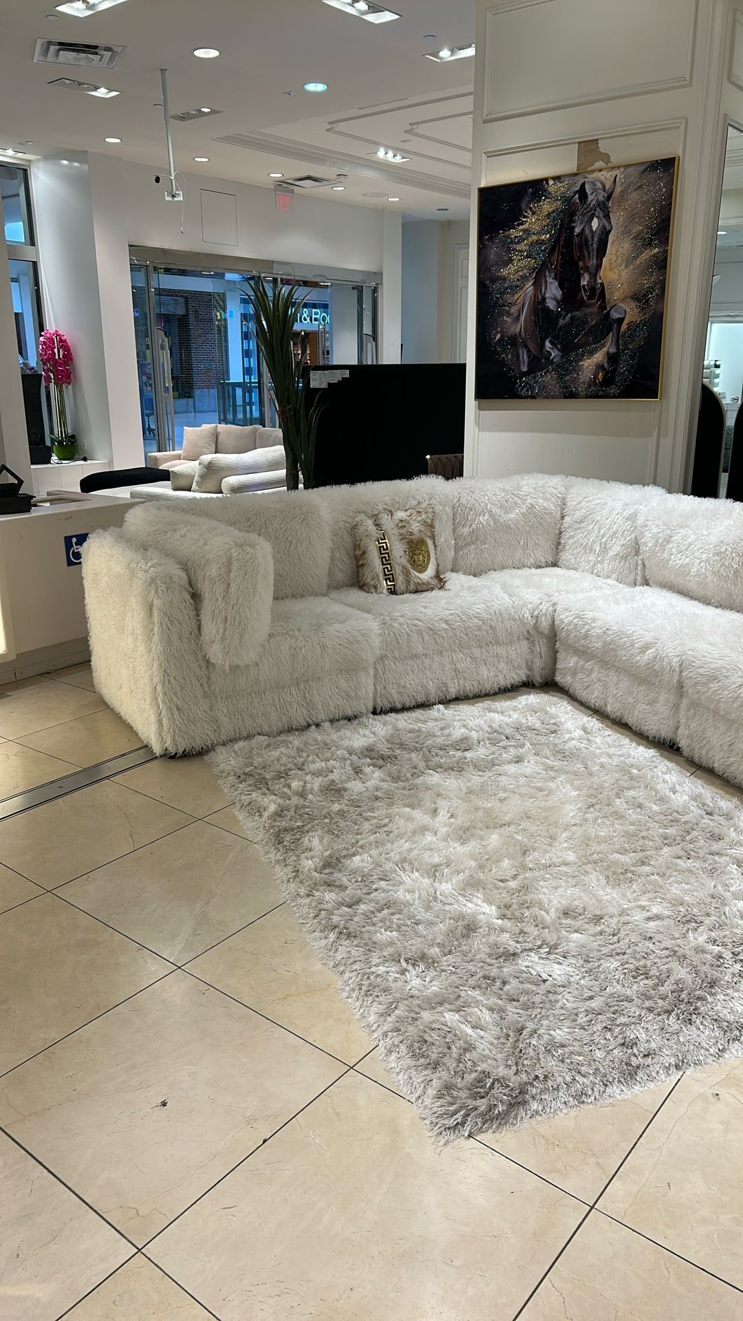 Sectional And Ottoman