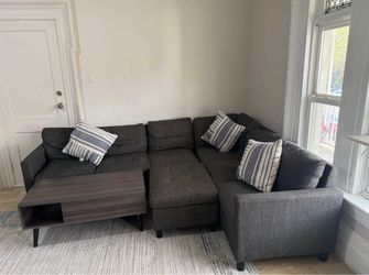 Sectionl,3 billows and table