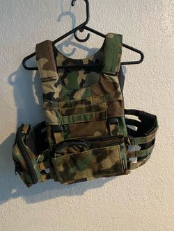 Spiritus overt plate carrier w/attachments