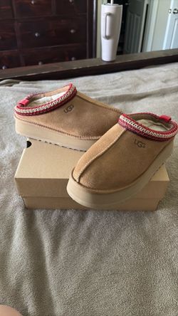 Tazz II platform slipper- chestnut size 9