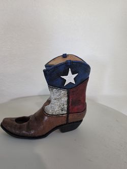 Texas Flag Cowboy Boot Bottle Holder – Western Bar & Kitchen Decor