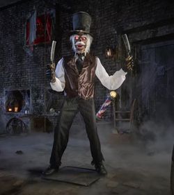 Animated Halloween Barber Monster 7ft