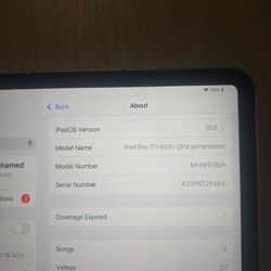 Ipad Pro 11 Inch 3rd Generation