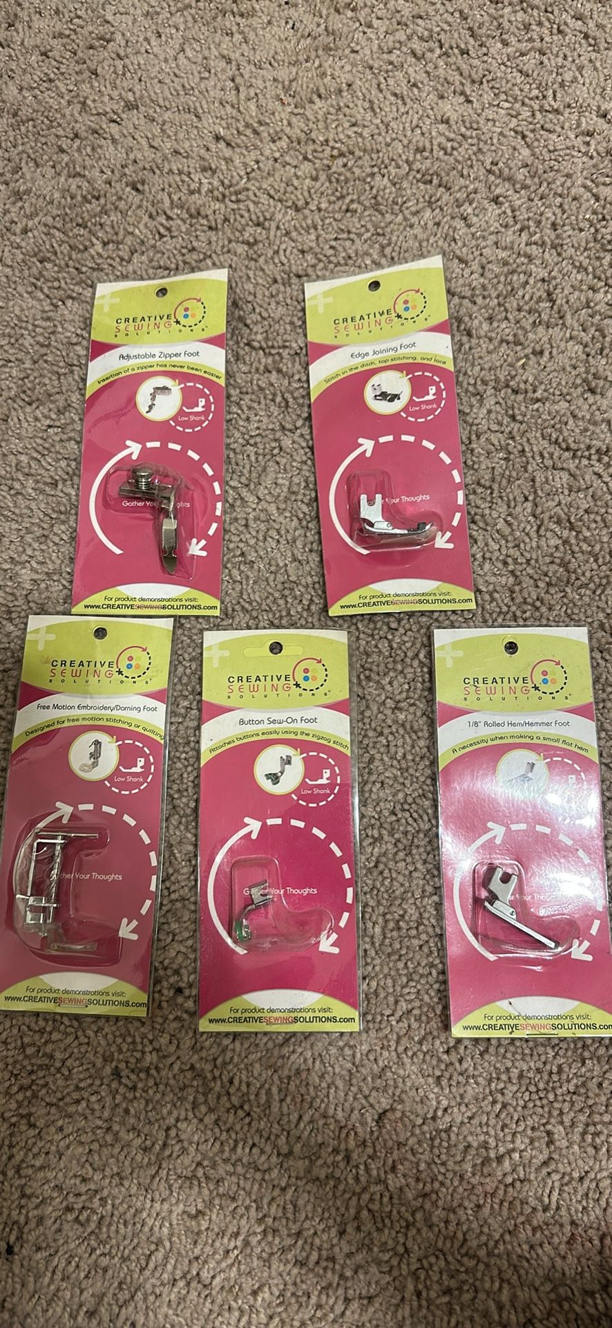 Creative Sewing Solutions Attachements Lot (New)